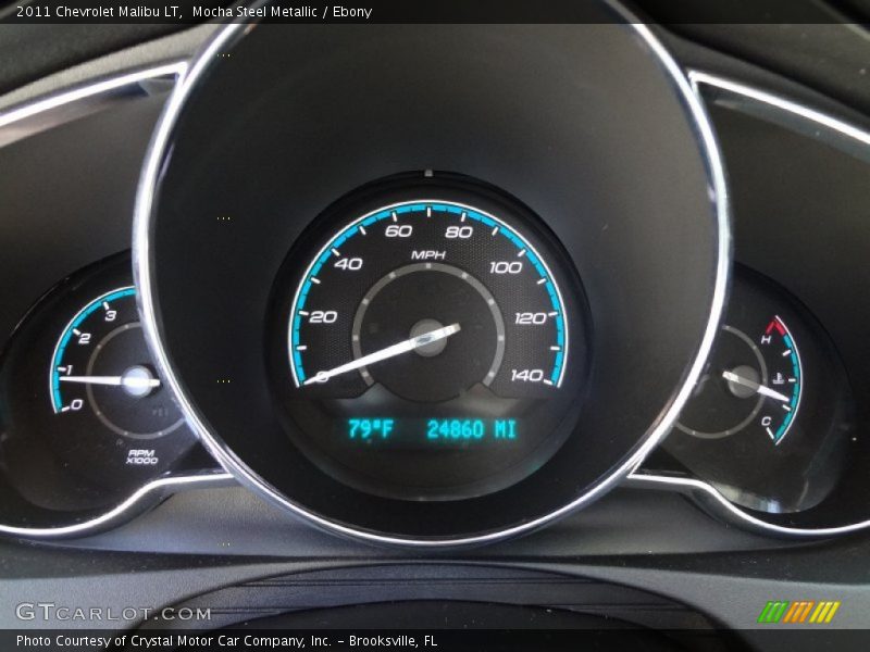 Mocha Steel Metallic / Ebony 2011 Chevrolet Malibu LT