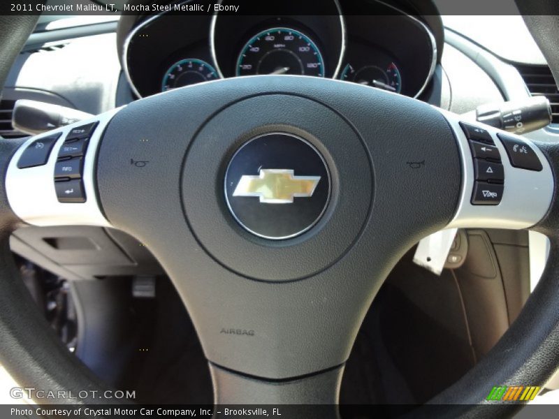 Mocha Steel Metallic / Ebony 2011 Chevrolet Malibu LT