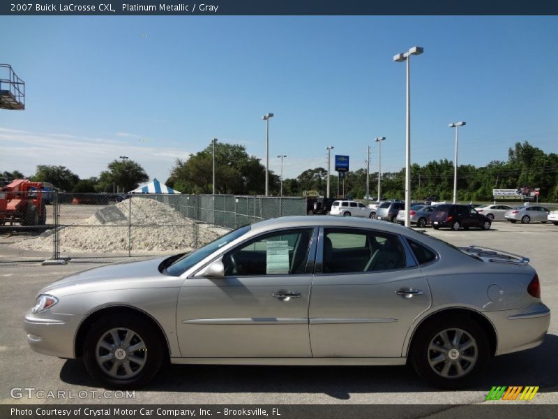Platinum Metallic / Gray 2007 Buick LaCrosse CXL