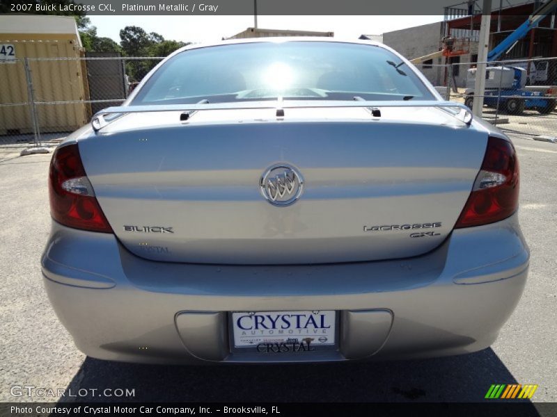 Platinum Metallic / Gray 2007 Buick LaCrosse CXL