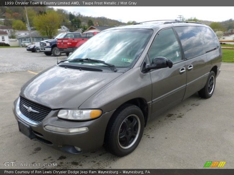 Taupe Frost Metallic / Mist Gray 1999 Chrysler Town & Country Limited AWD