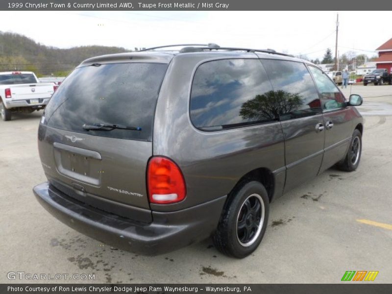 Taupe Frost Metallic / Mist Gray 1999 Chrysler Town & Country Limited AWD