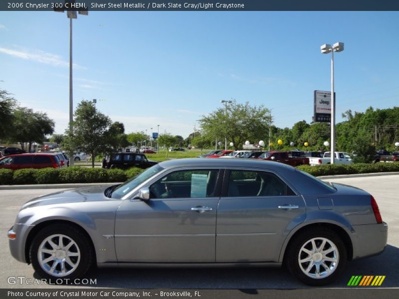 Silver Steel Metallic / Dark Slate Gray/Light Graystone 2006 Chrysler 300 C HEMI