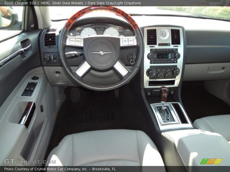 Silver Steel Metallic / Dark Slate Gray/Light Graystone 2006 Chrysler 300 C HEMI