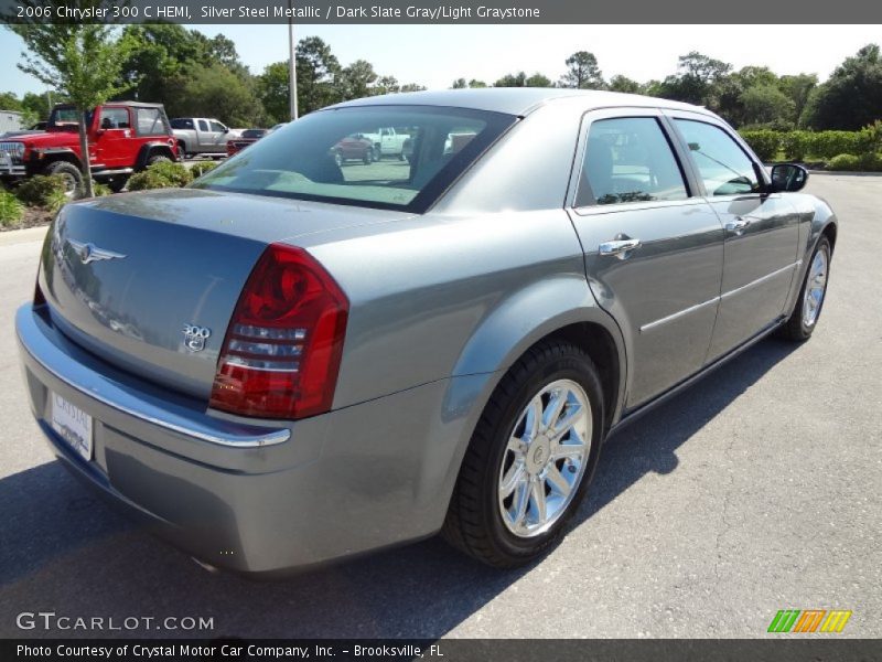 Silver Steel Metallic / Dark Slate Gray/Light Graystone 2006 Chrysler 300 C HEMI