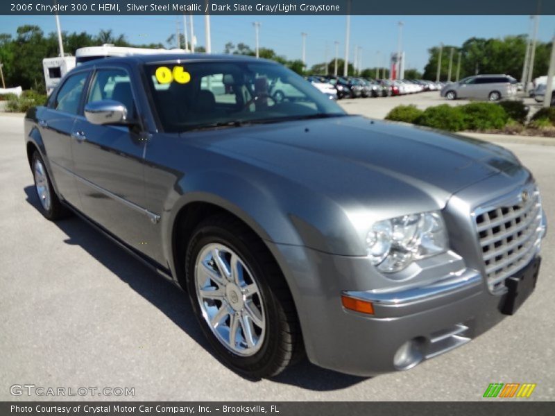 Silver Steel Metallic / Dark Slate Gray/Light Graystone 2006 Chrysler 300 C HEMI