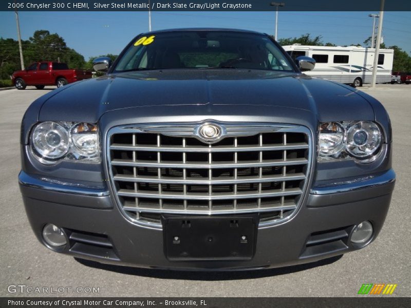 Silver Steel Metallic / Dark Slate Gray/Light Graystone 2006 Chrysler 300 C HEMI