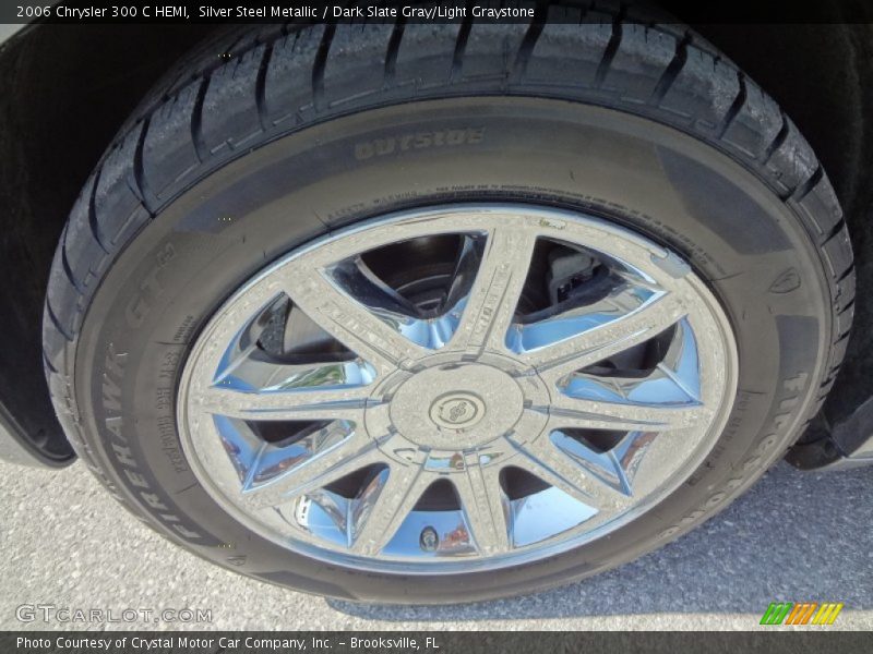 Silver Steel Metallic / Dark Slate Gray/Light Graystone 2006 Chrysler 300 C HEMI