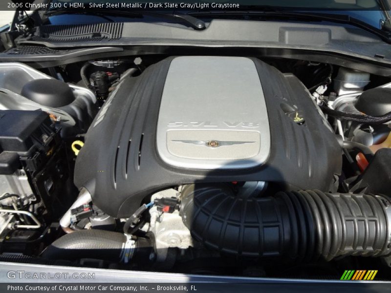 Silver Steel Metallic / Dark Slate Gray/Light Graystone 2006 Chrysler 300 C HEMI
