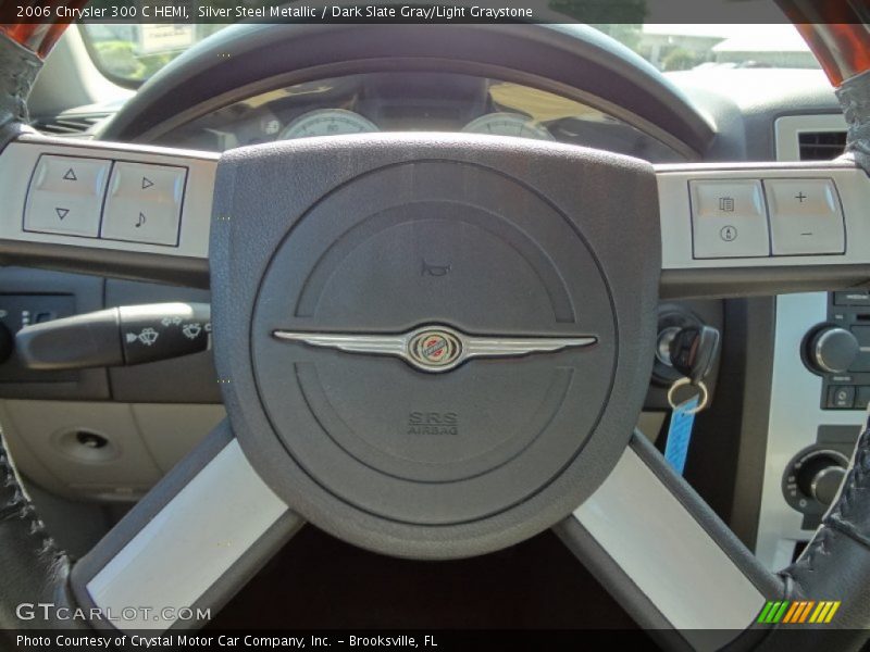 Silver Steel Metallic / Dark Slate Gray/Light Graystone 2006 Chrysler 300 C HEMI