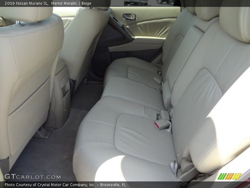 Merlot Metallic / Beige 2009 Nissan Murano SL