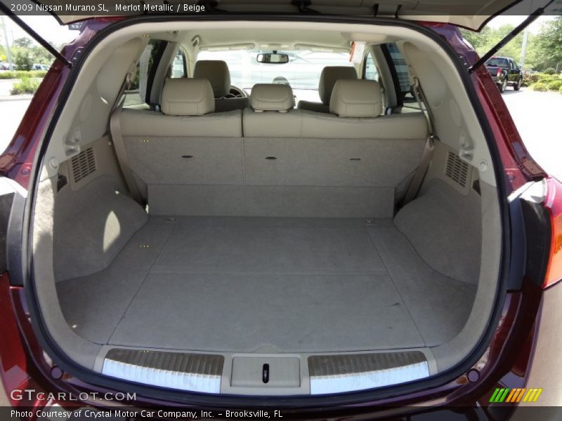 Merlot Metallic / Beige 2009 Nissan Murano SL