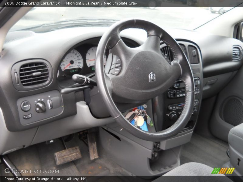Midnight Blue Pearl / Medium Slate Gray 2006 Dodge Grand Caravan SXT