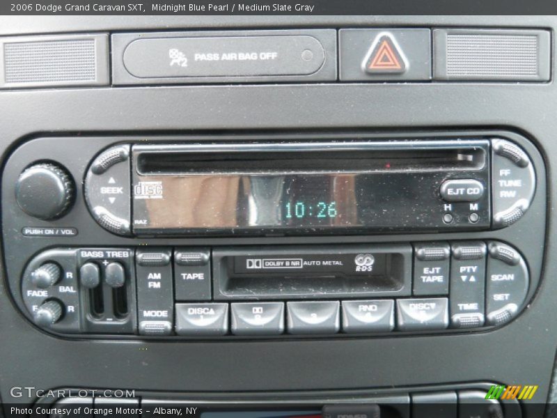 Midnight Blue Pearl / Medium Slate Gray 2006 Dodge Grand Caravan SXT