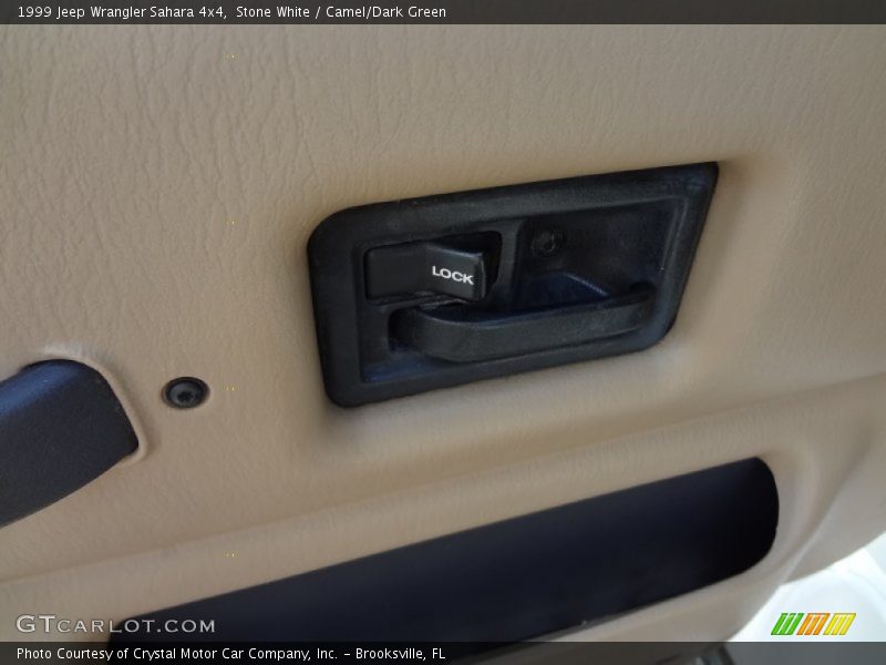 Stone White / Camel/Dark Green 1999 Jeep Wrangler Sahara 4x4