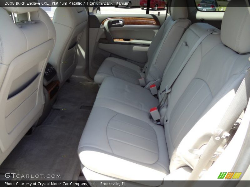 Platinum Metallic / Titanium/Dark Titanium 2008 Buick Enclave CXL