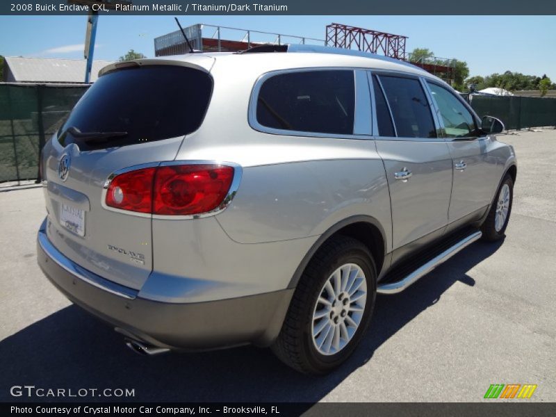 Platinum Metallic / Titanium/Dark Titanium 2008 Buick Enclave CXL