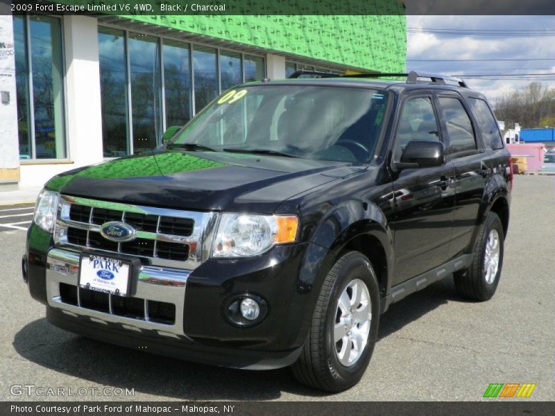 Black / Charcoal 2009 Ford Escape Limited V6 4WD
