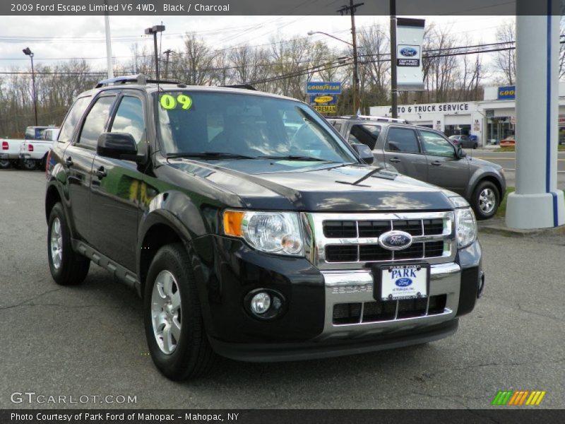 Black / Charcoal 2009 Ford Escape Limited V6 4WD