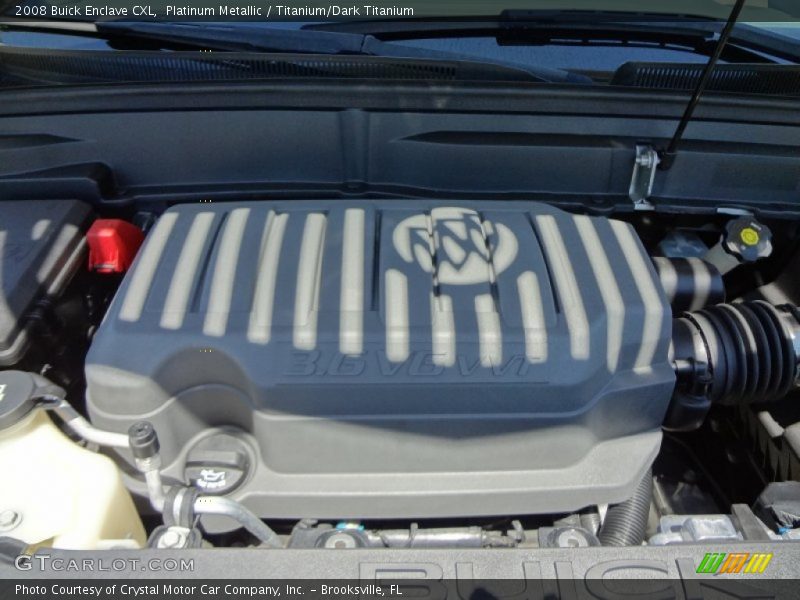 Platinum Metallic / Titanium/Dark Titanium 2008 Buick Enclave CXL