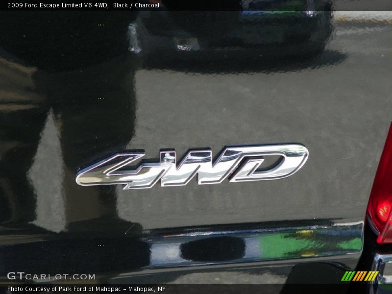 Black / Charcoal 2009 Ford Escape Limited V6 4WD