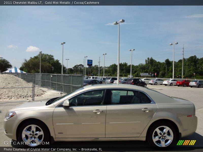 Gold Mist Metallic / Cocoa/Cashmere 2011 Chevrolet Malibu LT