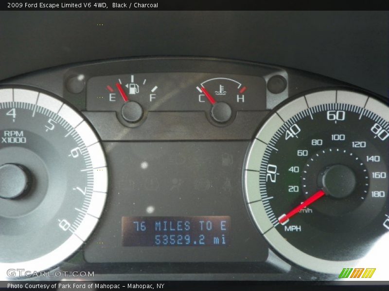 Black / Charcoal 2009 Ford Escape Limited V6 4WD