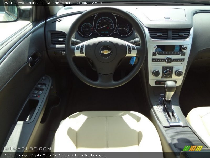 Gold Mist Metallic / Cocoa/Cashmere 2011 Chevrolet Malibu LT