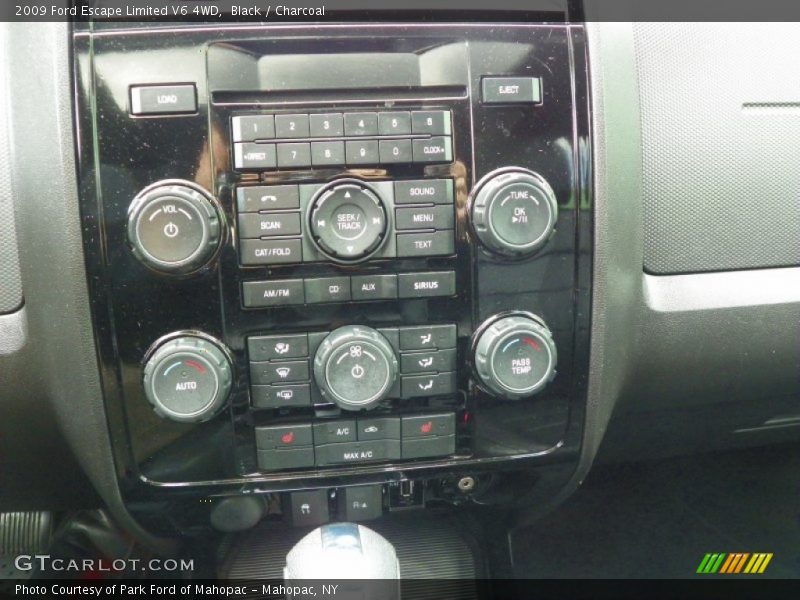 Black / Charcoal 2009 Ford Escape Limited V6 4WD