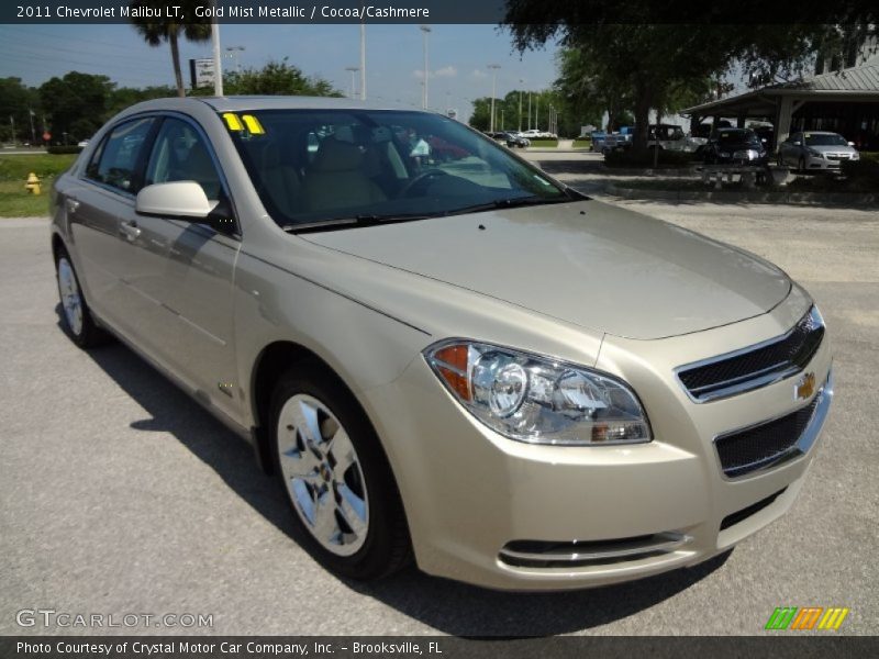 Gold Mist Metallic / Cocoa/Cashmere 2011 Chevrolet Malibu LT