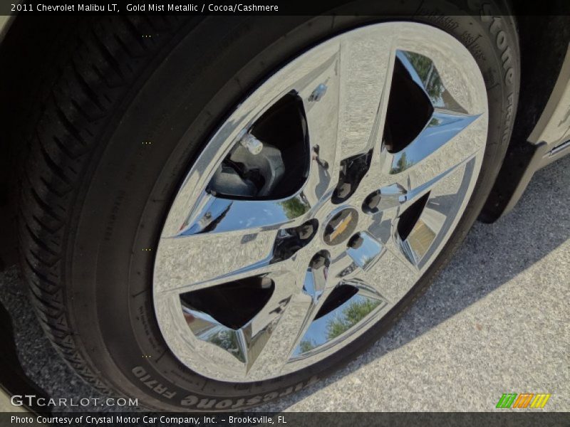 Gold Mist Metallic / Cocoa/Cashmere 2011 Chevrolet Malibu LT