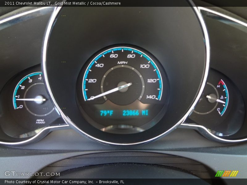 Gold Mist Metallic / Cocoa/Cashmere 2011 Chevrolet Malibu LT