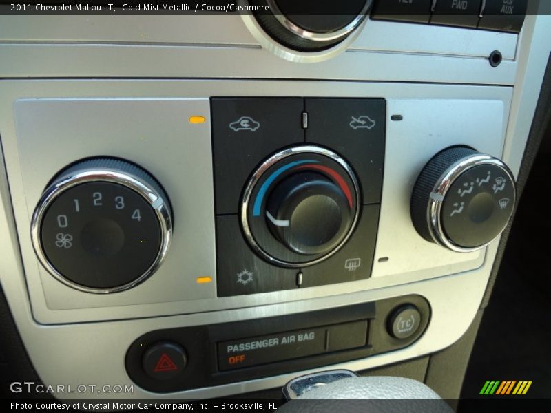 Gold Mist Metallic / Cocoa/Cashmere 2011 Chevrolet Malibu LT