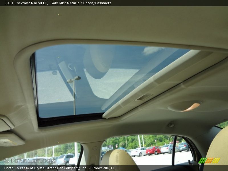 Gold Mist Metallic / Cocoa/Cashmere 2011 Chevrolet Malibu LT