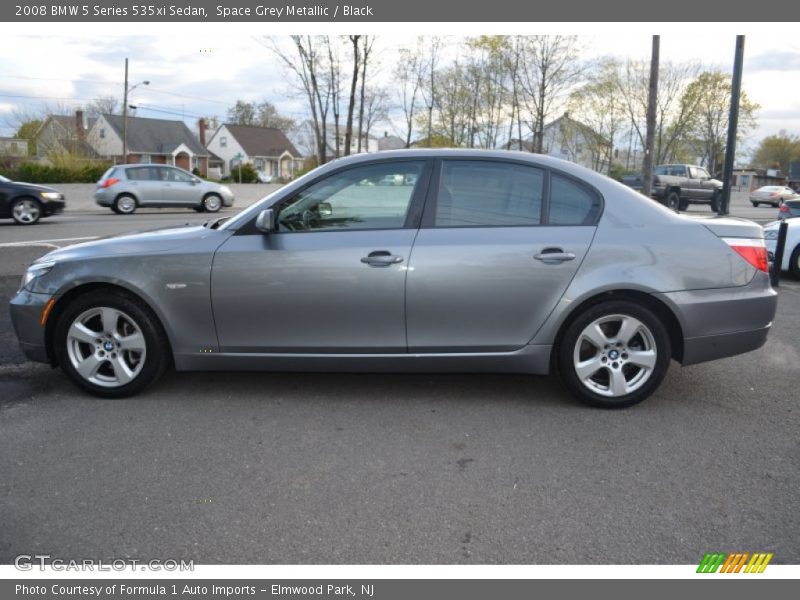 Space Grey Metallic / Black 2008 BMW 5 Series 535xi Sedan