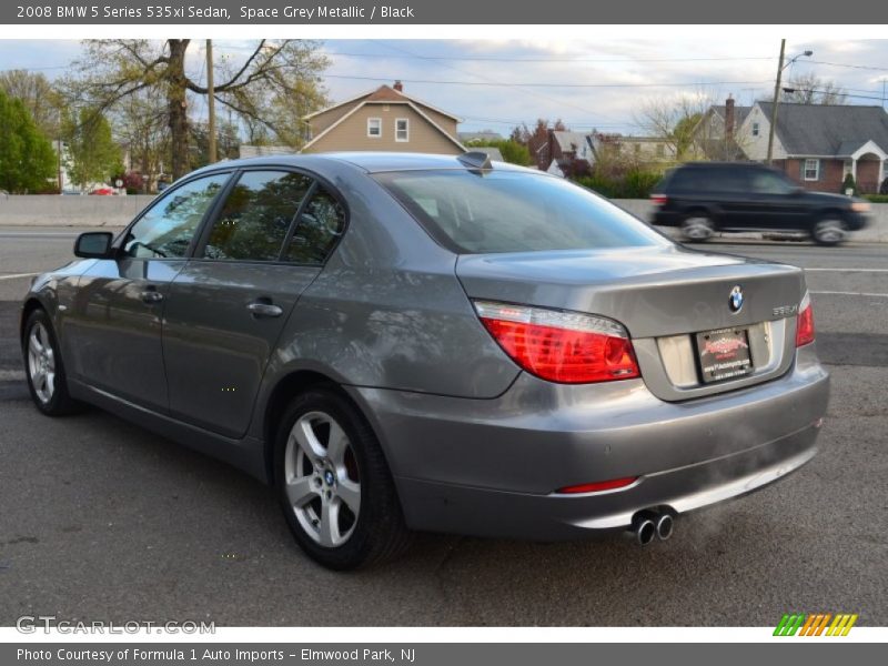 Space Grey Metallic / Black 2008 BMW 5 Series 535xi Sedan
