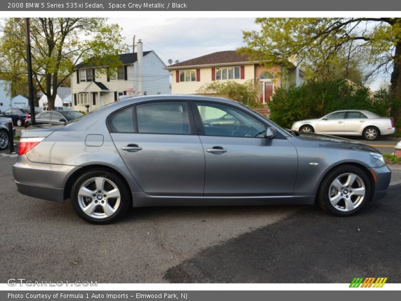 Space Grey Metallic / Black 2008 BMW 5 Series 535xi Sedan