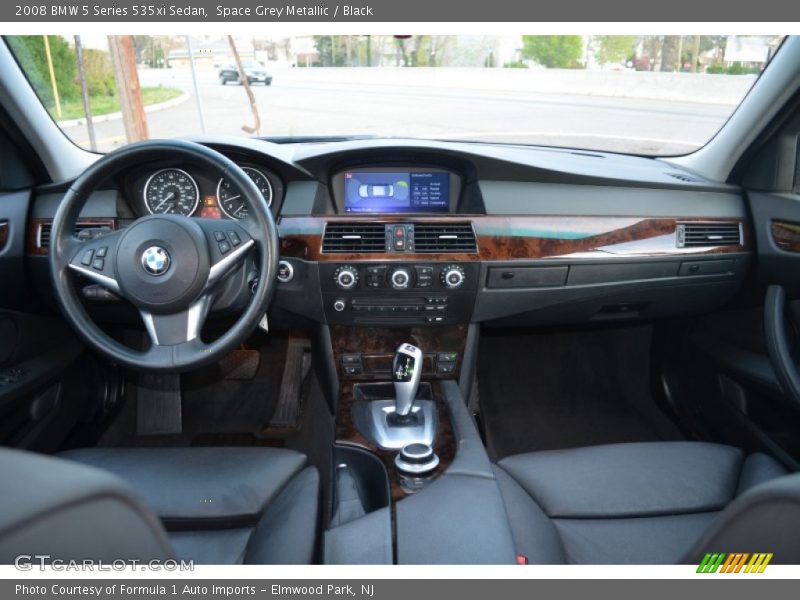 Space Grey Metallic / Black 2008 BMW 5 Series 535xi Sedan
