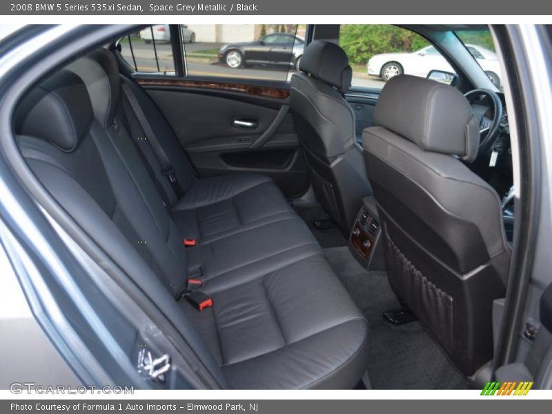 Space Grey Metallic / Black 2008 BMW 5 Series 535xi Sedan