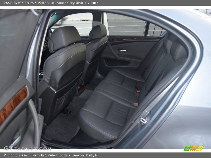 Space Grey Metallic / Black 2008 BMW 5 Series 535xi Sedan