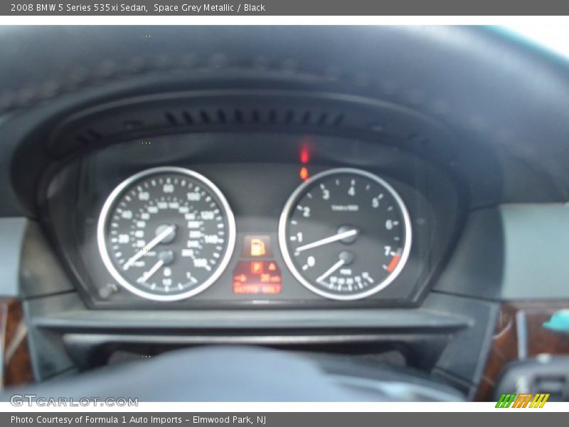 Space Grey Metallic / Black 2008 BMW 5 Series 535xi Sedan