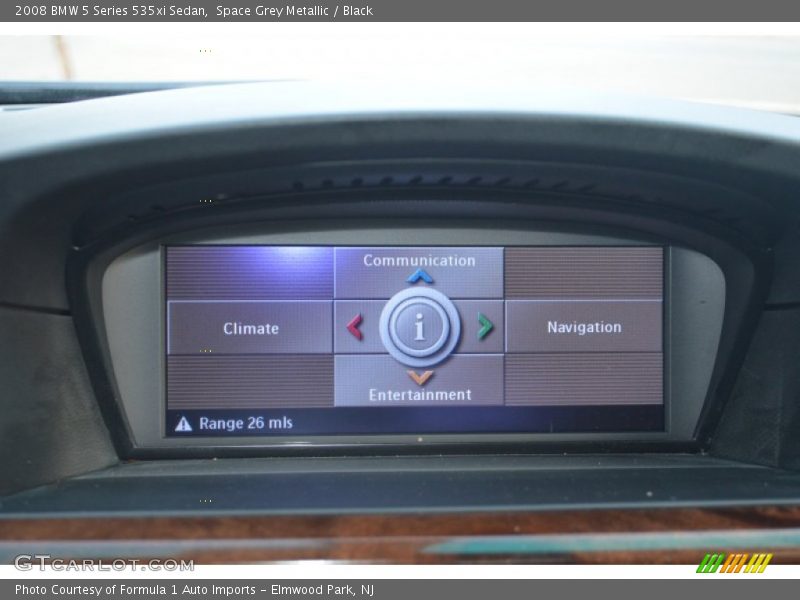 Space Grey Metallic / Black 2008 BMW 5 Series 535xi Sedan