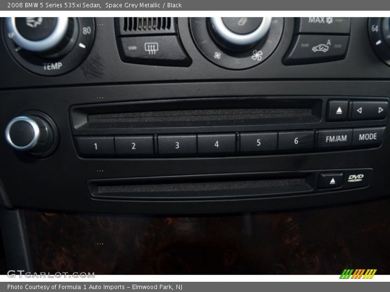 Space Grey Metallic / Black 2008 BMW 5 Series 535xi Sedan