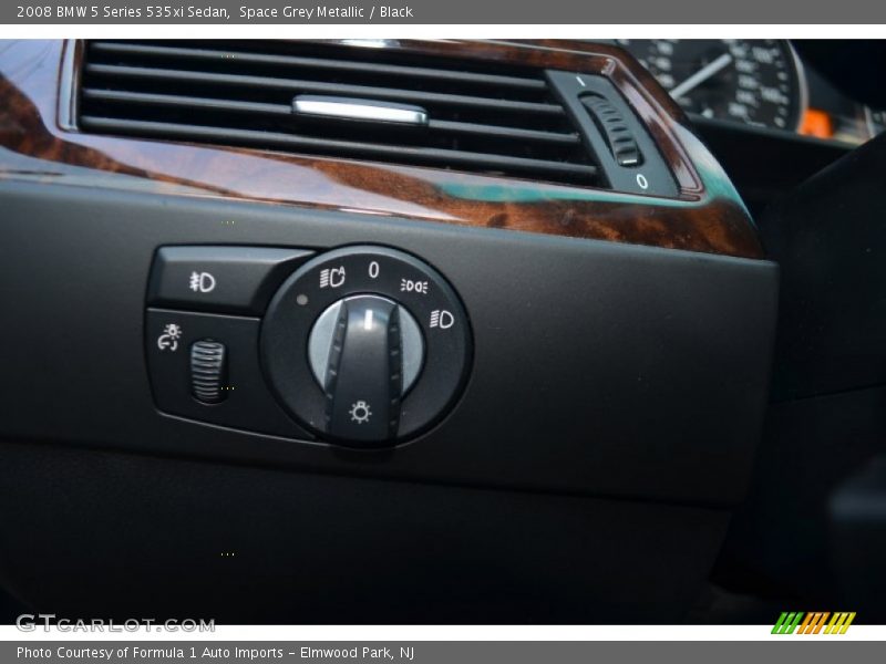 Space Grey Metallic / Black 2008 BMW 5 Series 535xi Sedan