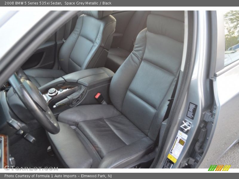 Space Grey Metallic / Black 2008 BMW 5 Series 535xi Sedan