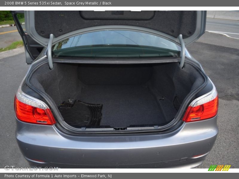 Space Grey Metallic / Black 2008 BMW 5 Series 535xi Sedan