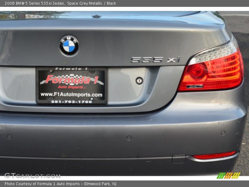 Space Grey Metallic / Black 2008 BMW 5 Series 535xi Sedan