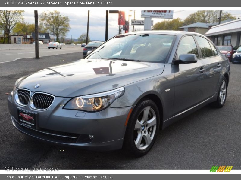 Space Grey Metallic / Black 2008 BMW 5 Series 535xi Sedan