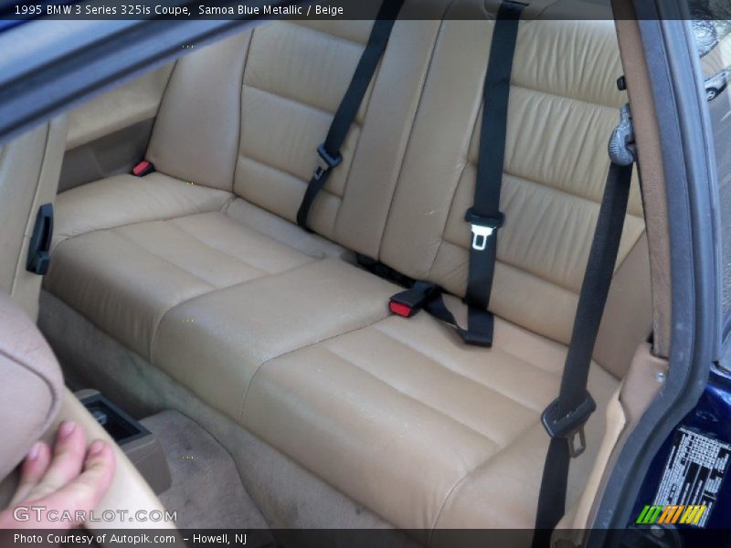 Samoa Blue Metallic / Beige 1995 BMW 3 Series 325is Coupe