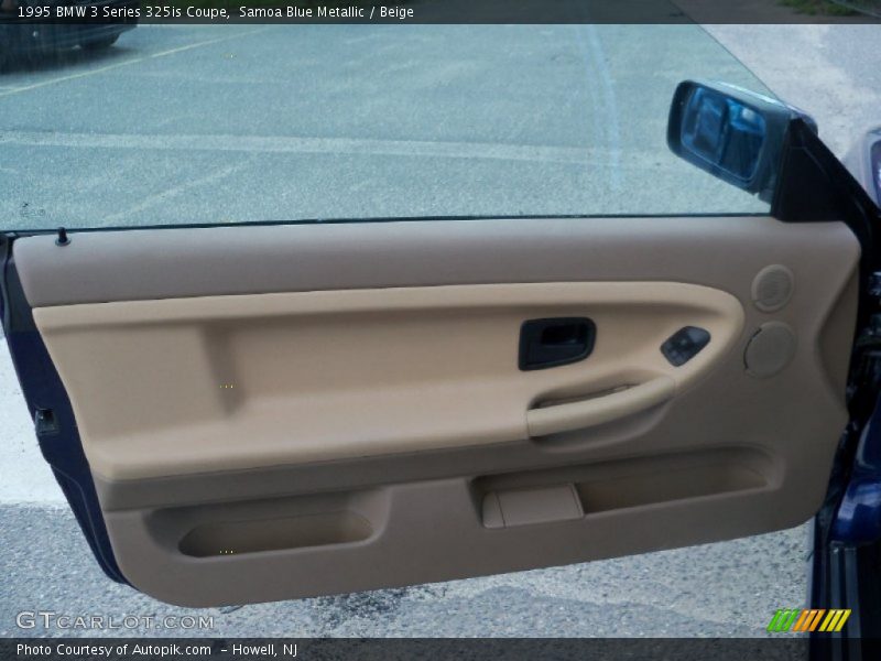 Samoa Blue Metallic / Beige 1995 BMW 3 Series 325is Coupe